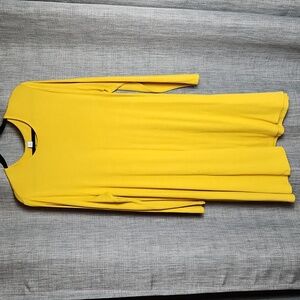 Old Navy Mustard Yellow Long Sleeve Dress – Women’s Size XL